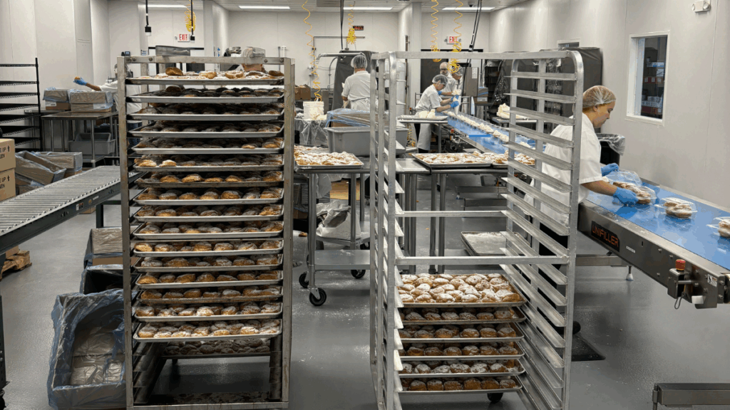 Valley Cooperative cake room Cream Puff making